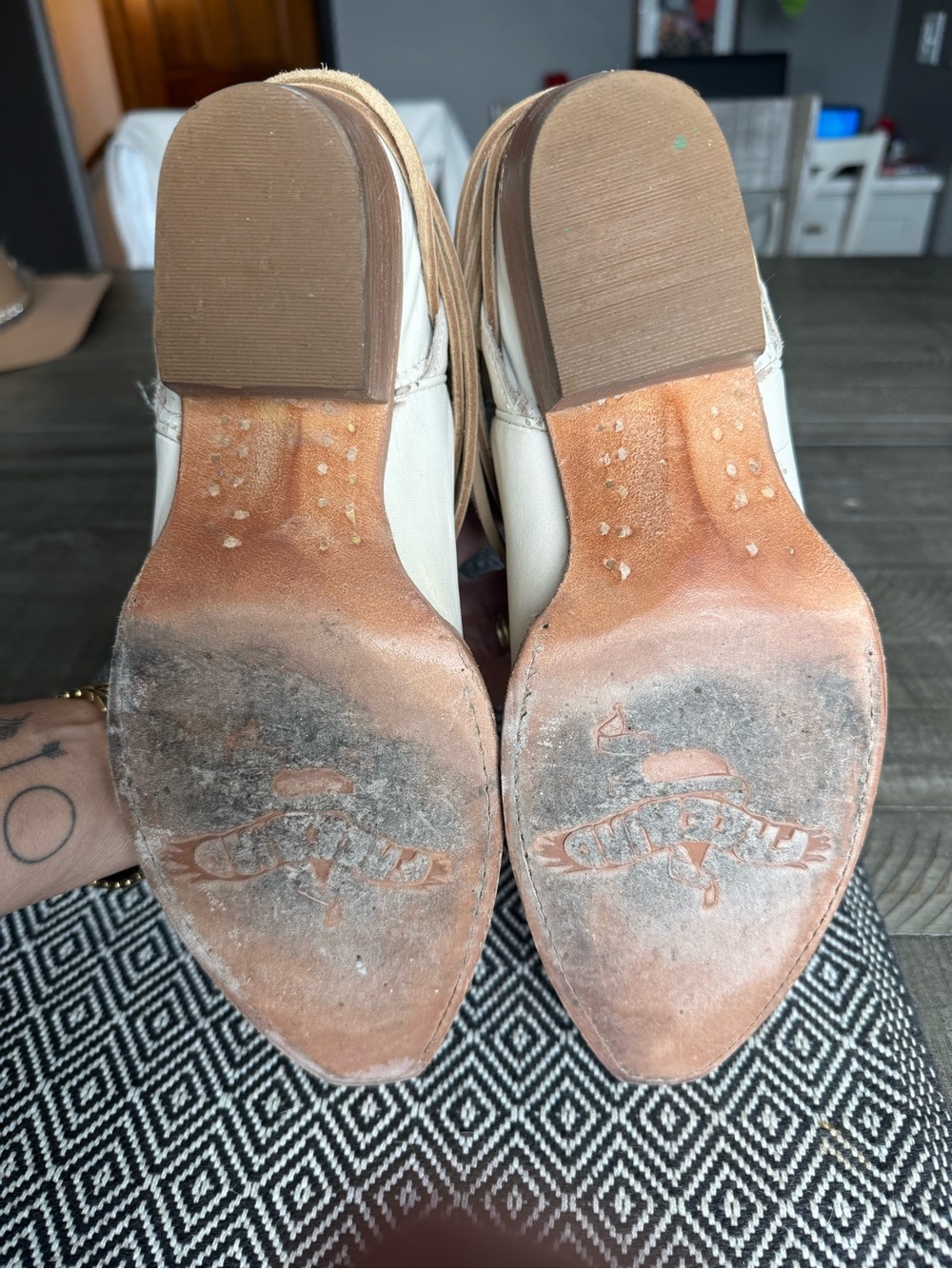 Freebird by Steven Ivory Lace-Up Western Boots - Picture 9 of 11